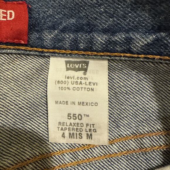 Levi’s 550 Classic Relaxed Fit Tapered Leg Denim Jeans 4 Mis M - Picture 5 of 12